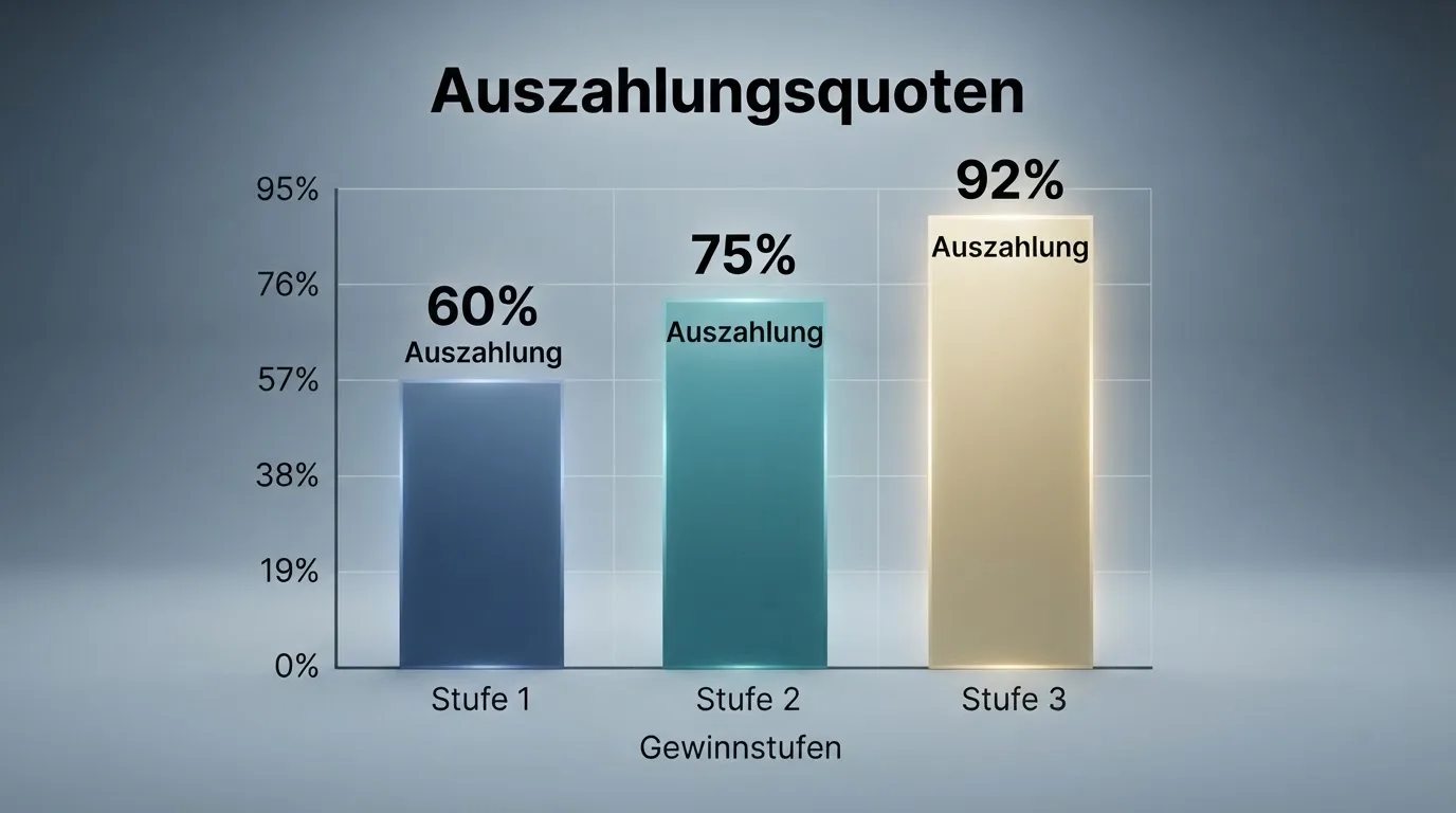 Nahaufnahme eines Bildschirms mit einer Freispielanzahl neben einem Jackpot-Symbol.